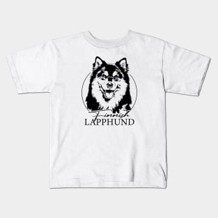 Funny Proud Finnish Lapphund dog portrait Kids T-Shirt